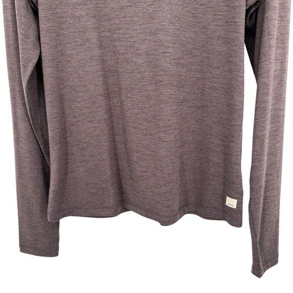 Vuori Long Sleeve Performance Top Heather Plum Purple Women’s Size Large - Picture 4 of 8